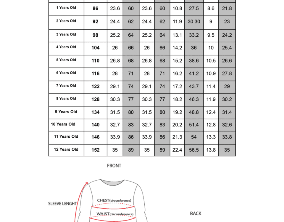 Girls Bodice with sleeve | Sewing Pattern Block | Woven | 1-12 - Basic Pattern Block