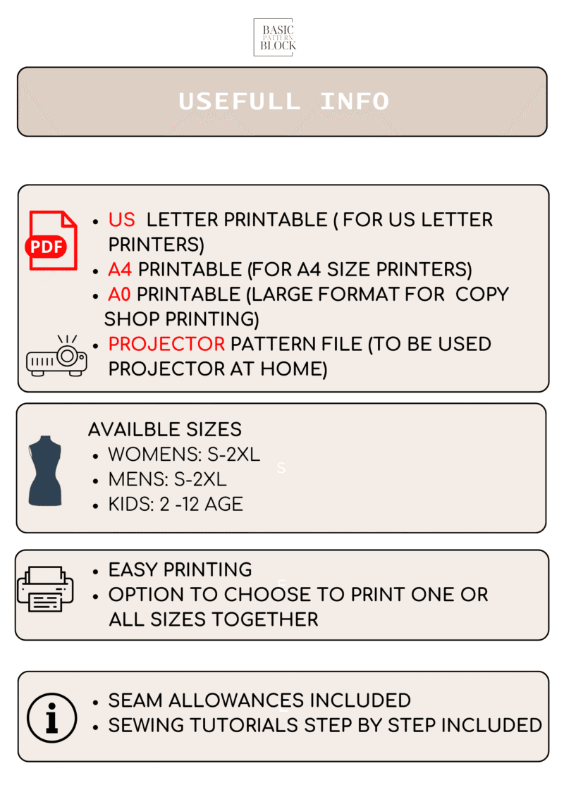 Complete Family Apron Set Sewing Pattern Bundle | Multiple Sizes - Image 2