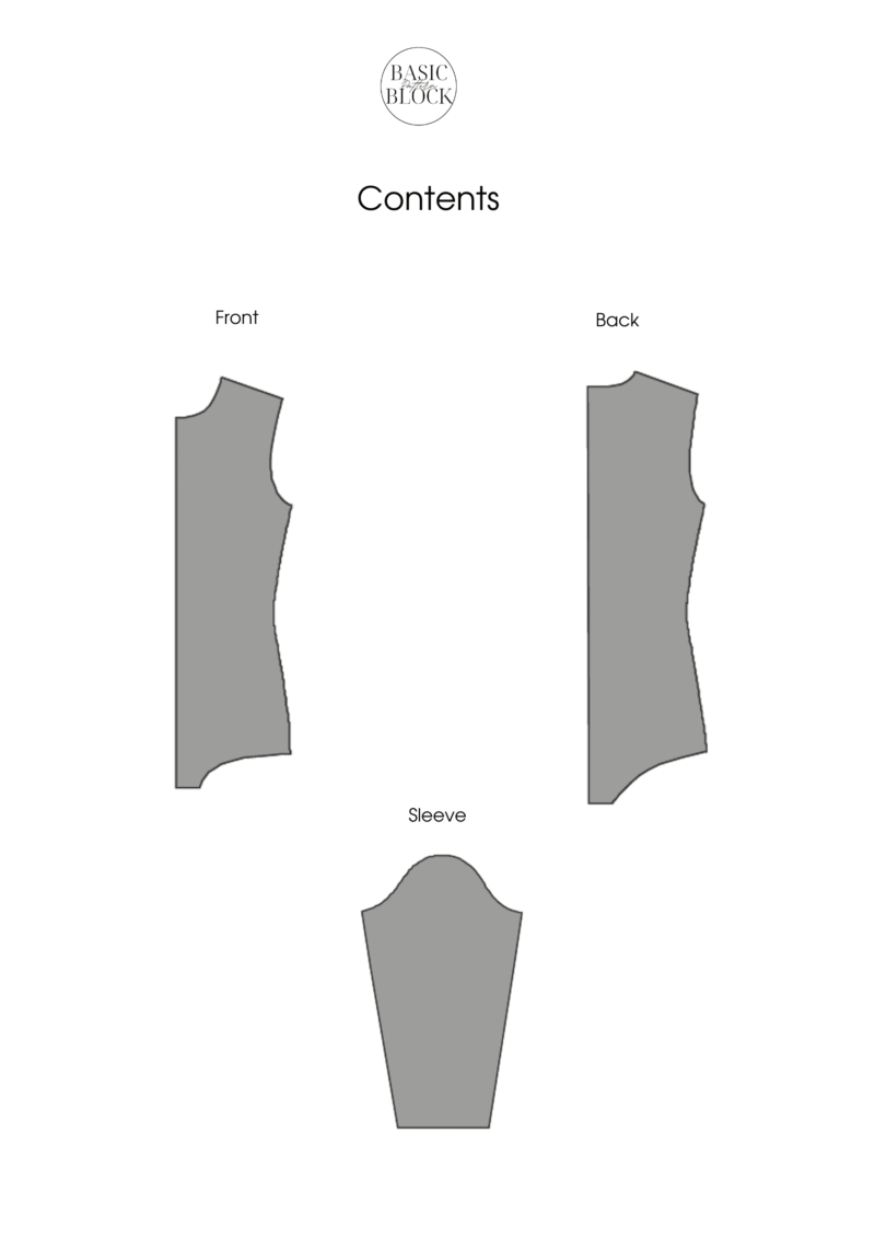 Men Bodysuit & Leotard | Sewing Pattern Block BUNDLE | Knitted | XXS-6XL - Basic Pattern Block