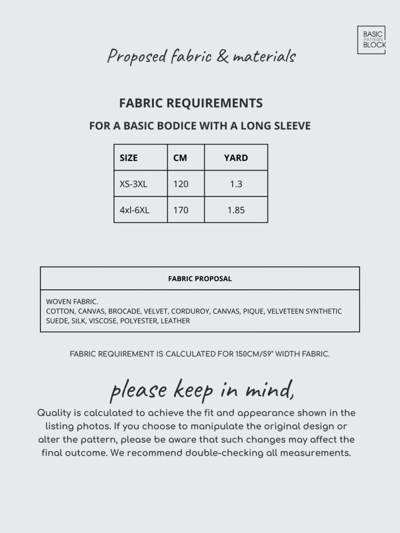 PRINCESS SEAM BODICE WITH DART - Image 9